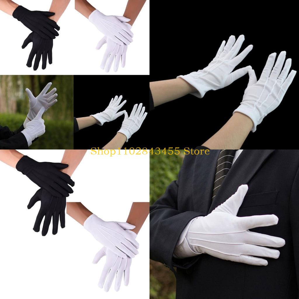 Formal Glove Leather - 49MC Miękkie, rozciągliwe rękawiczki robocze Kostiumy