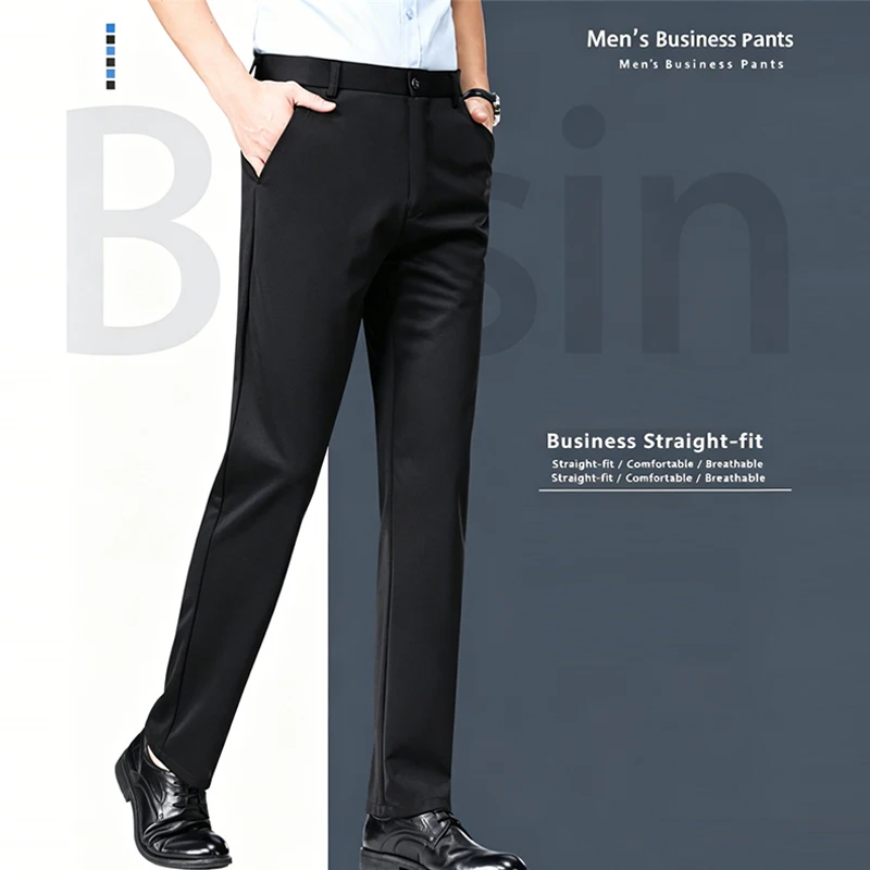 Men'S Formal Attire - Męskie eleganckie spodnie do biura o