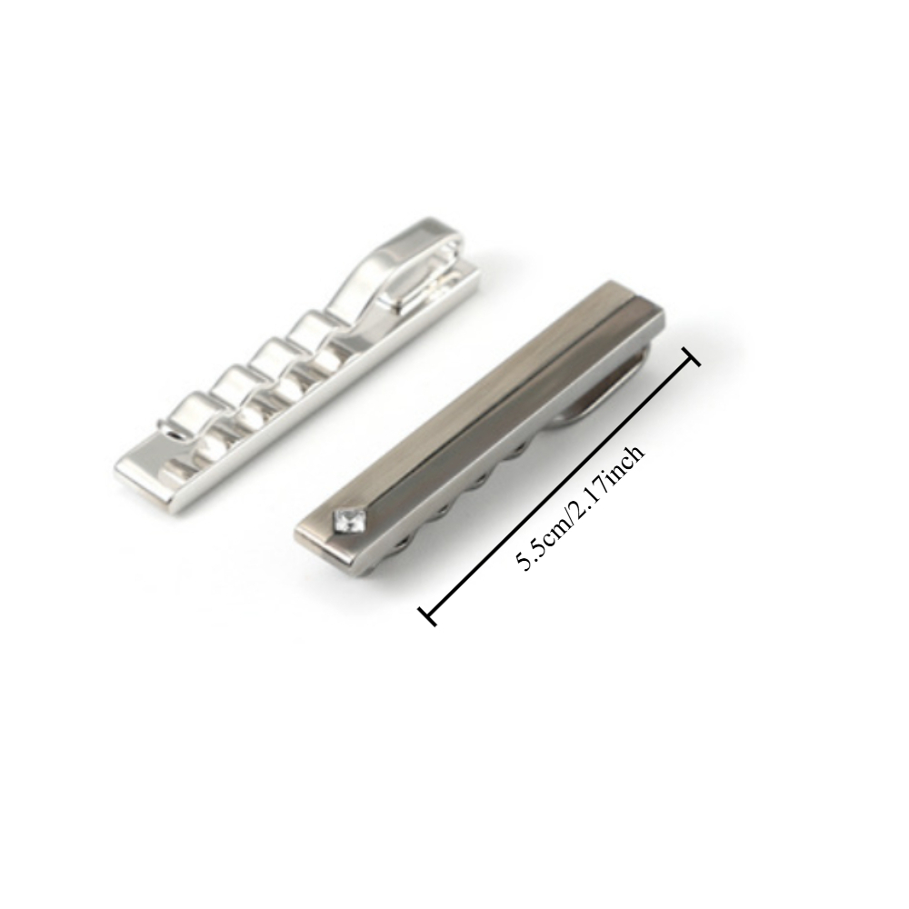 Proste geometryczne spinki do  – Cufflinks Silver Set recenzja i cena