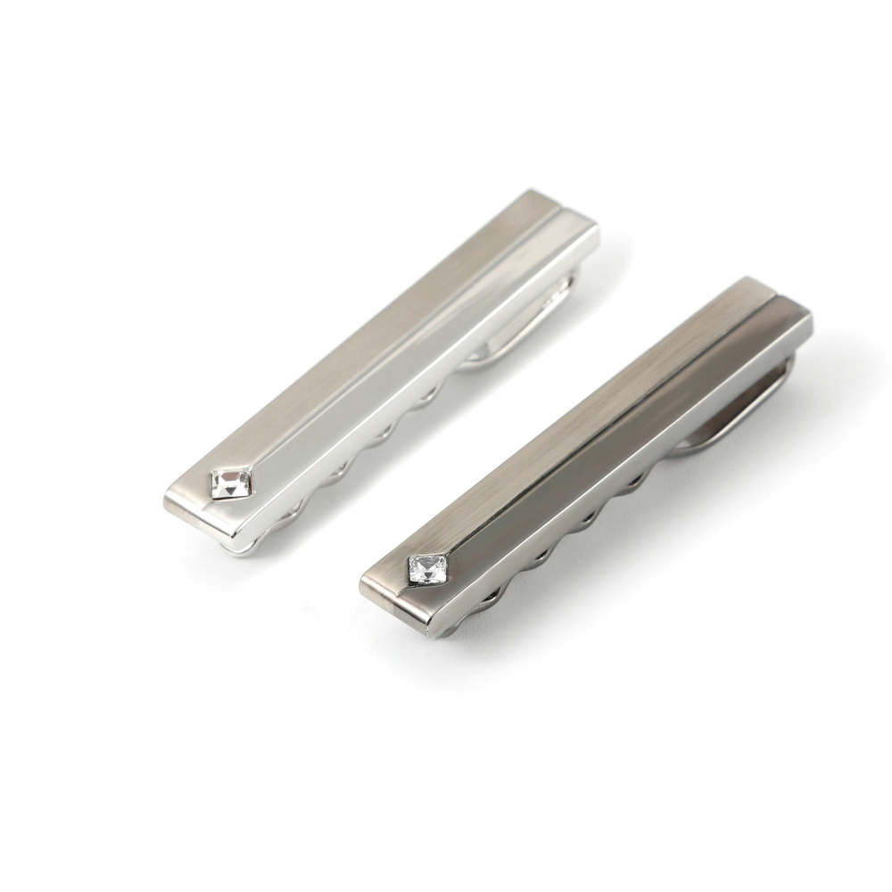 Proste geometryczne spinki do  – Cufflinks Silver Set recenzja i cena