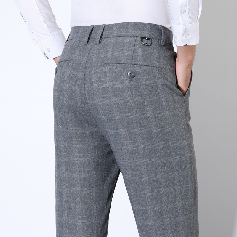 Bawełniane spodnie w kratę w p – Men Formal Wear Wedding recenzja i cena