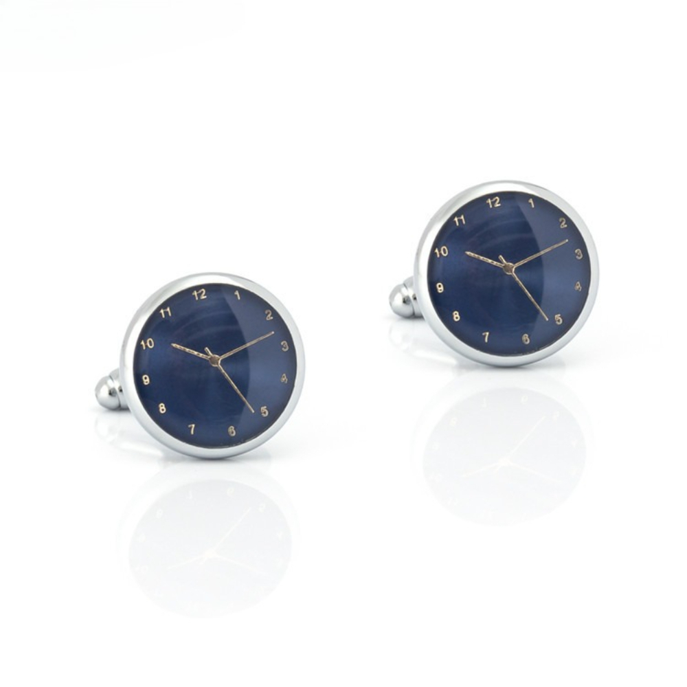 Zestaw 6 sztuk: Złote i srebrn – Cufflinks Silver Set recenzja i cena