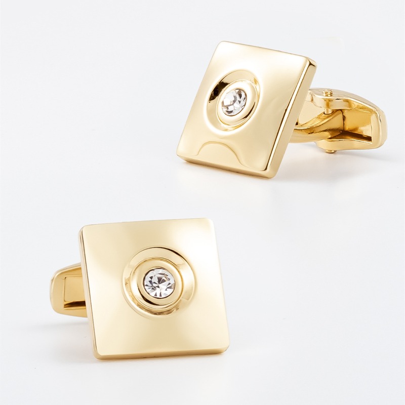 Zestaw luksusowych, złotych i  – Cufflinks Silver Set recenzja i cena