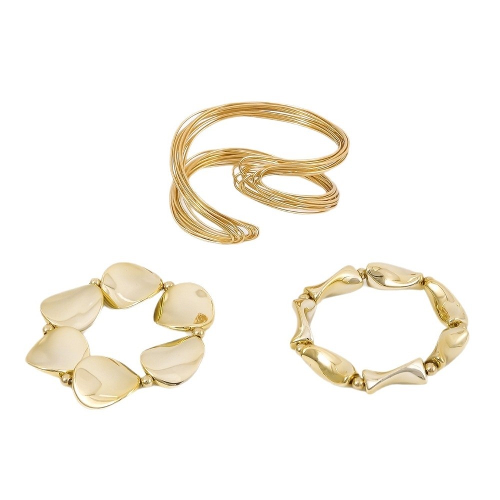 Nowe Nieregularne Bransoletki  – Cufflinks Silver Set recenzja i cena