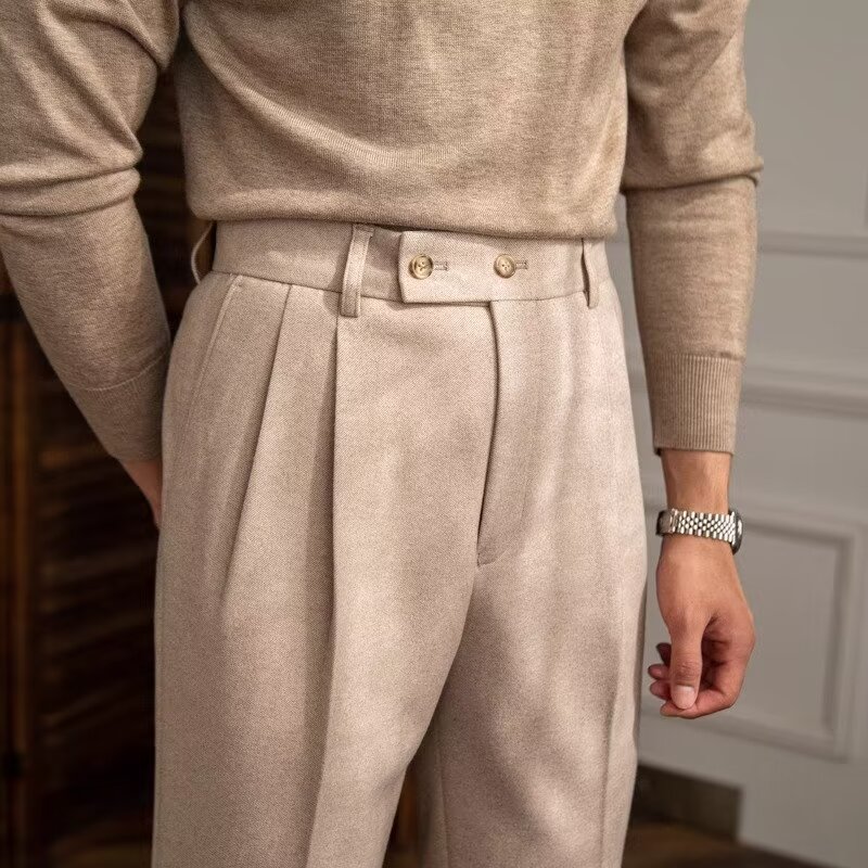 Klasyczne włoskie spodnie garn – Men'S Formal Attire recenzja i cena