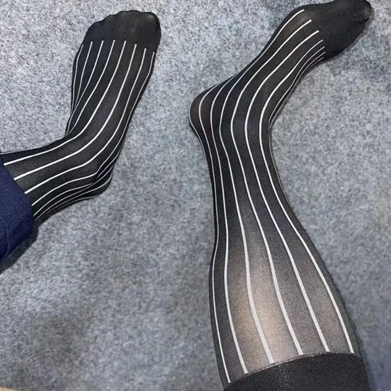 Męskie skarpetki w paski, ultr – Men'S Formal Attire recenzja i cena