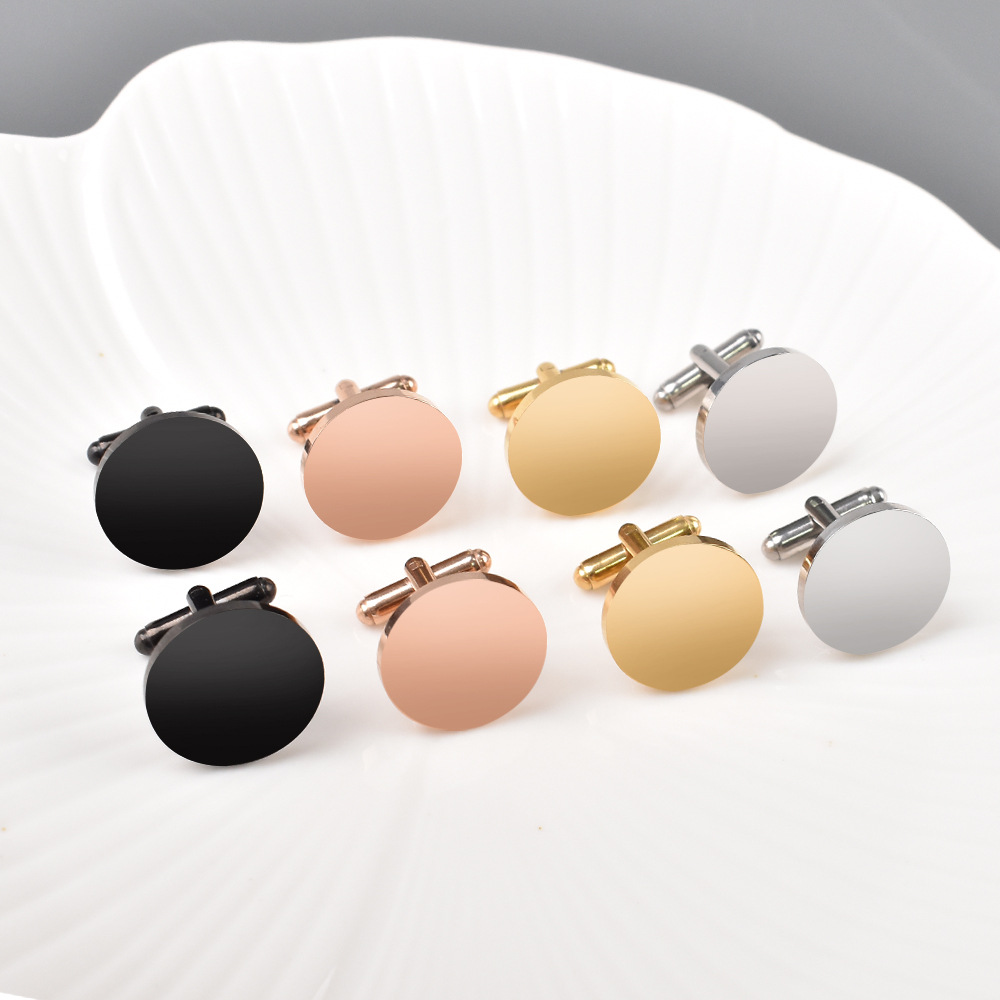 2 szt./zestaw Męskie modne met – Cufflinks Silver Set recenzja i cena
