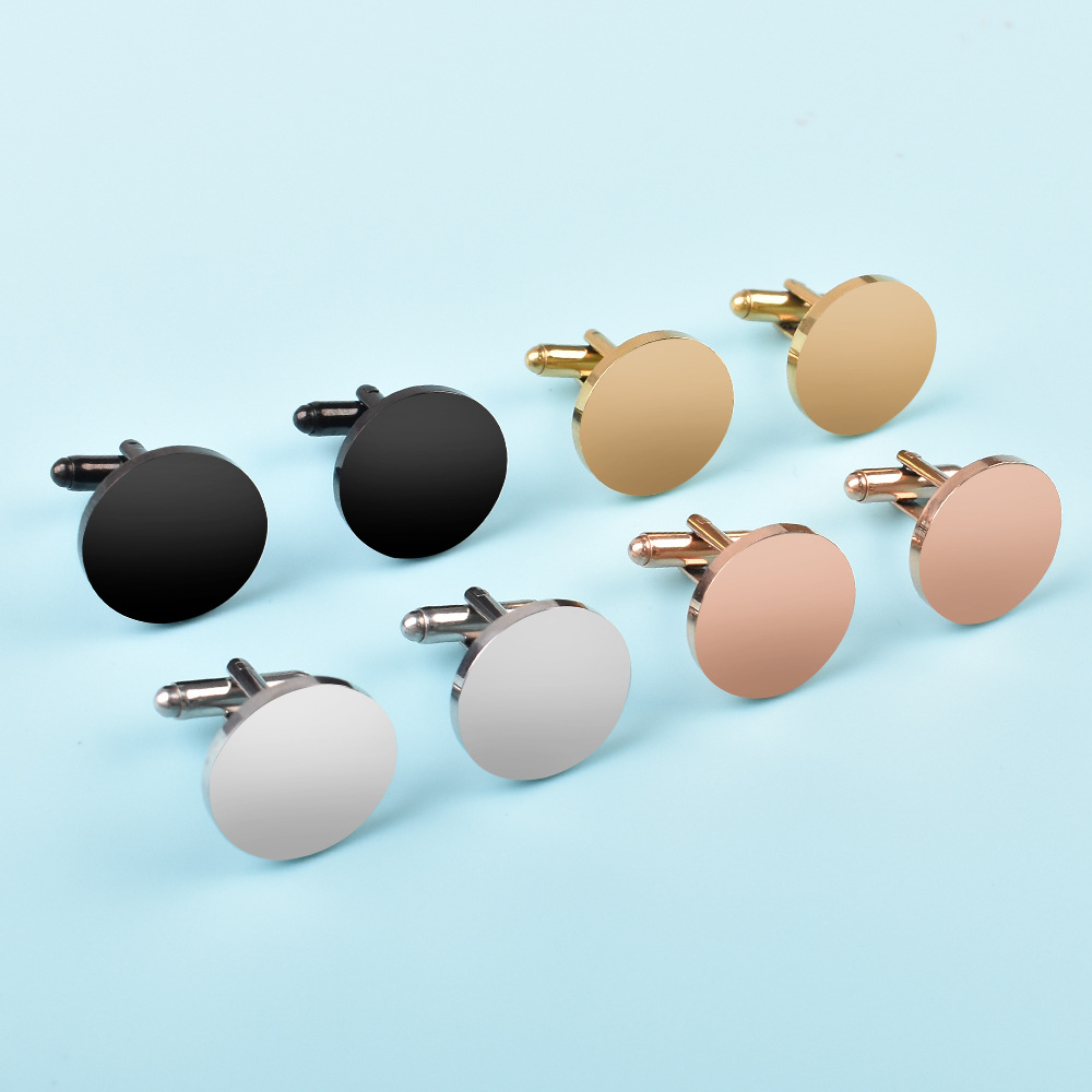 2 szt./zestaw Męskie modne met – Cufflinks Silver Set recenzja i cena